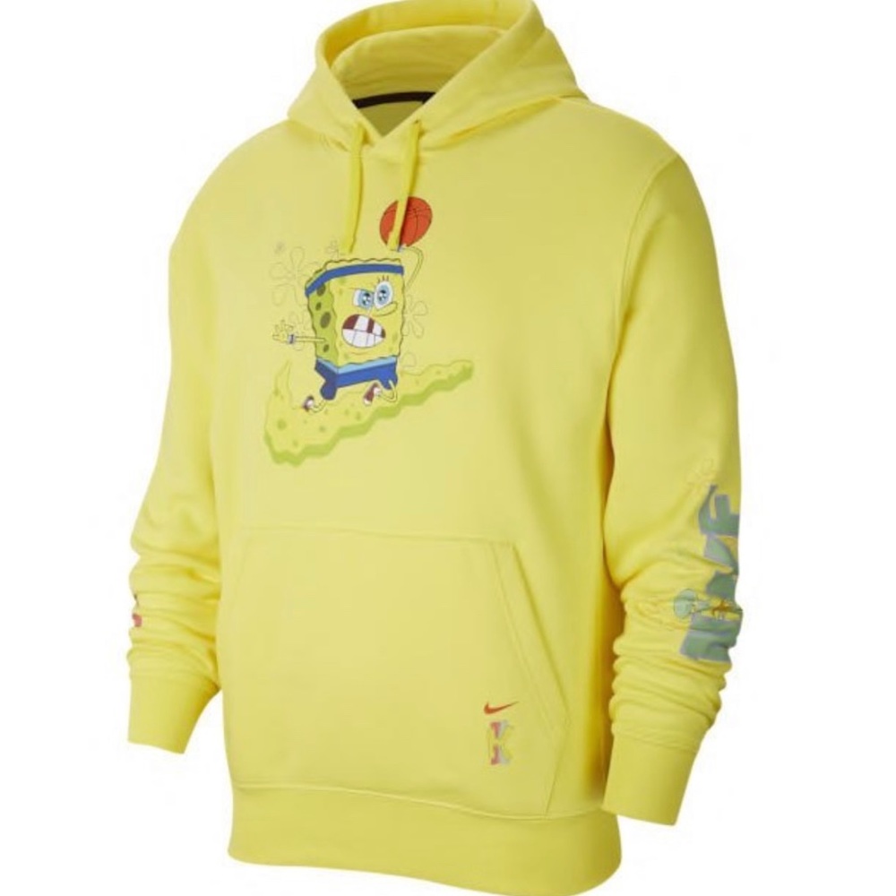 Mike Kyrie x Spongebob Dri-Fit Hoodie Yellow